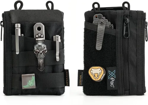 Vista 7 de VIPERADE VE16 - Bolsa EDC para hombre, organizador de bolsillo multiherramienta para equipos EDC