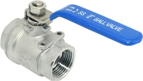 Vista 13 de DAN SPEED 1" NPT Hembra SS 316 Válvula de Bola de Puerto Completo de Acero Inoxidable con Mango de Vinilo WOG1000