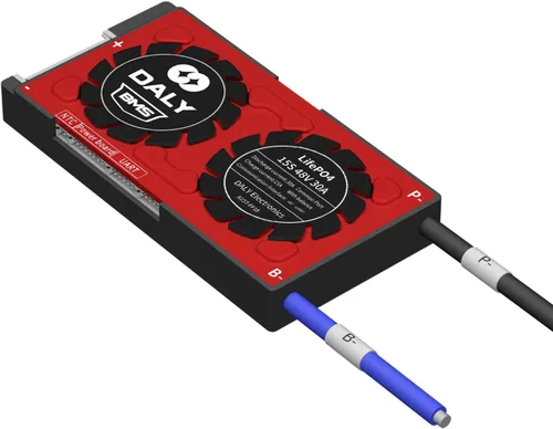 Vista 2 de DALY BMS Smart BMS 48V LiFePO4 30A 15S Batería de litio PCB placa de protección con cables de equilibrio para 18650 LiFePO4 3.2V batería de celdas
