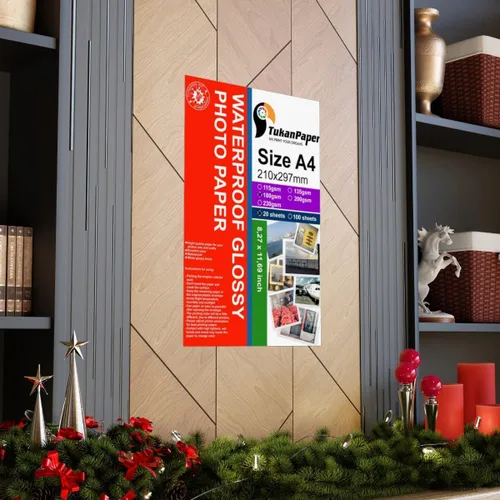 Vista 2 de Papel blanco brillante para fotografía 8.3"x11.7" tamaño A4 20 hojas peso 180gsm. Se seca rápidamente los mejores colores de acabado y la impresión
