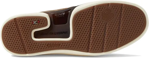 Vista 3 de Johnston & Murphy XC4 Foust - Zapato sin cordones para hombre, zapatos casuales para hombre, construcción de cuero impermeable, plantilla acolchada