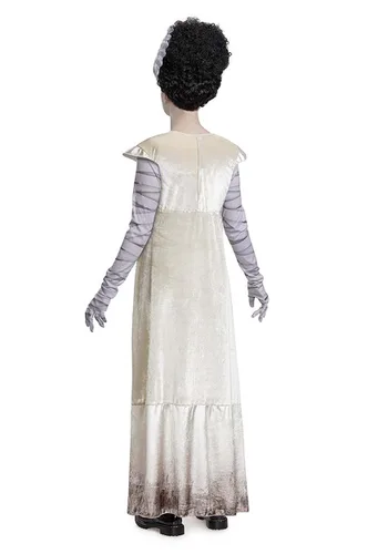 Vista 2 de Disfraz Deluxe de la Novia de Frankenstein para Adultos Multicolor