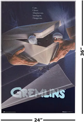 Vista 2 de POSTER STOP ONLINE Gremlins - Póster de película (estilo regular) (tamaño: 24 x 36 pulgadas) (póster laminado)