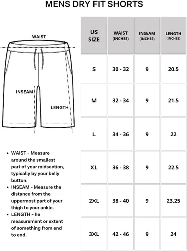Vista 6 de Real Essentials - Paquete de 5 shorts deportivos para hombre, shorts de rendimiento deportivo con tela Dry-Fit resistentes al sudor