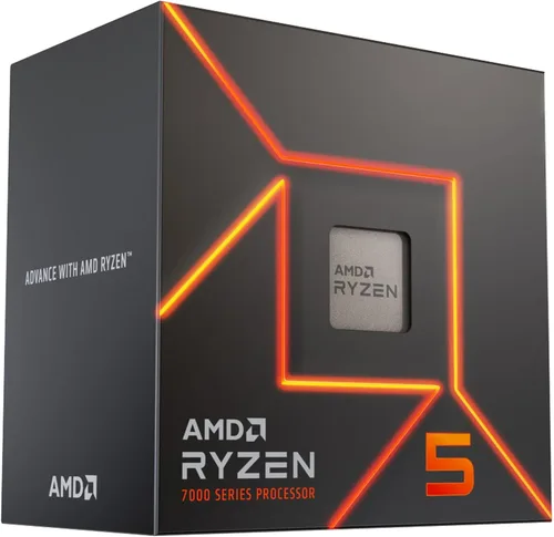 Vista 6 de AMD Procesador de escritorio desbloqueado Ryzen 5 7600 de 6 núcleos y 12 hilos