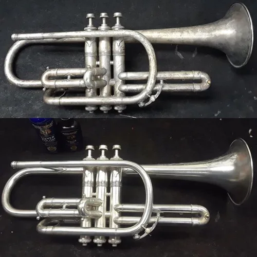 Vista 2 de MusicNomad Pulidor de plata para instrumentos plateados, 4 oz (MN701)