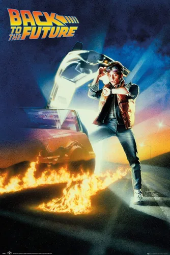 Vista 10 de Regreso al futuro - Póster de película (estilo regular) (Tamaño: 24 "x 36") (póster laminado)