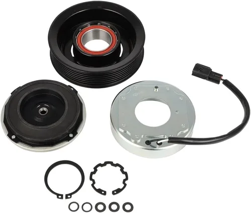 Vista 45 de CCIYU Embrague del compresor de aire acondicionado 2016-2018 para Fiat 500X 2.4L 2015-2021 para Jeep Renegade 2.4L AC Compresor para automóvil