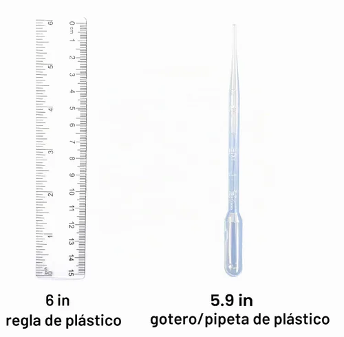 Vista 5 de Kit de disección de 18 piezas que incluye tijeras, fórceps, bisturí y sonda en bolsa de plástico desechable para laboratorio de anatomía, biología