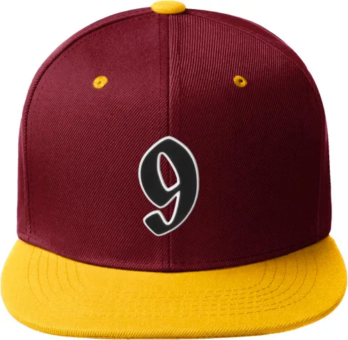 Vista 289 de Daxton Gorra clásica con visera de billete plano con letras del alfabeto inglés antiguo de la A a la Z