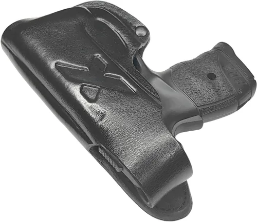 Vista 4 de Funda de cuero B4 compatible con Sabre Aim y pistola de gas pimienta de fuego