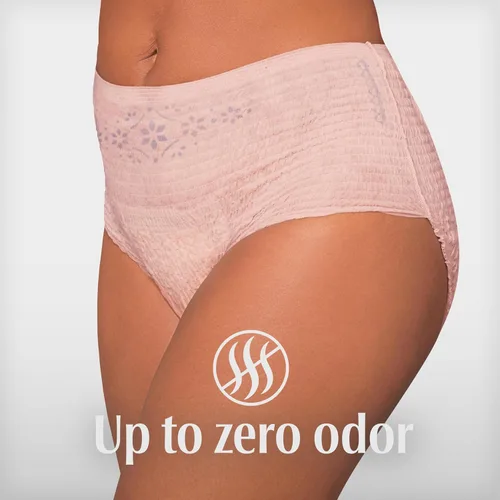 Vista 8 de Depend Night Defense - Pañales para adultos, ropa interior para incontinencia y fugas de vejiga posparto para mujer, desechables, durante la noche