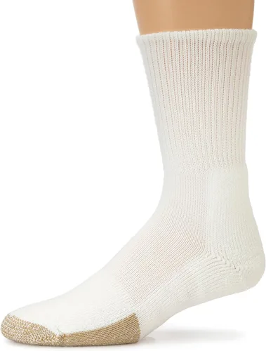 Vista 6 de thorlos Calcetines de tenis unisex para adultos Tx Max Cushion Crew Negro (1 par)
