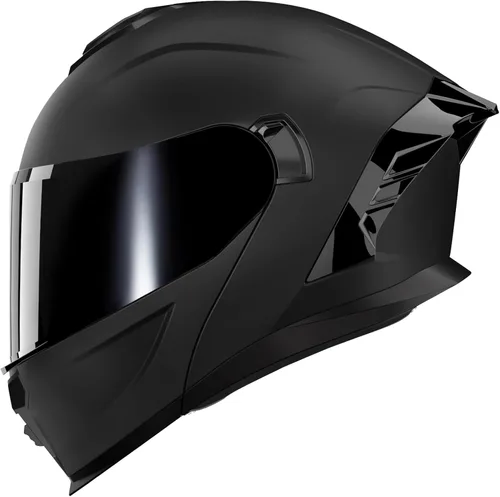 Vista 15 de Casco de motocicleta, casco modular de motocicleta de doble visera abatible de cara completa JR-815, casco de motocicleta aprobado por DOT con 2