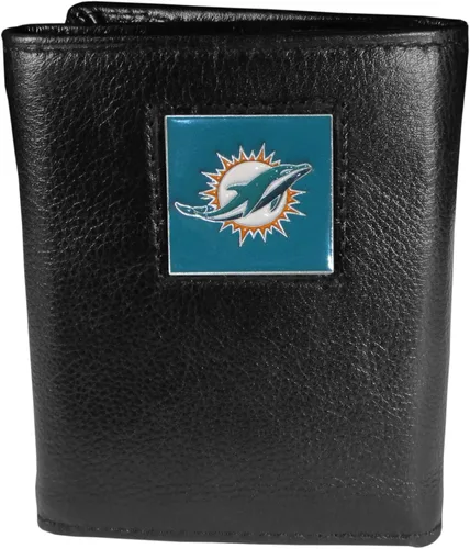 Vista 24 de Siskiyou Sports Men's Deluxe Leather Tri-fold Wallet Packaged in Gift Box
