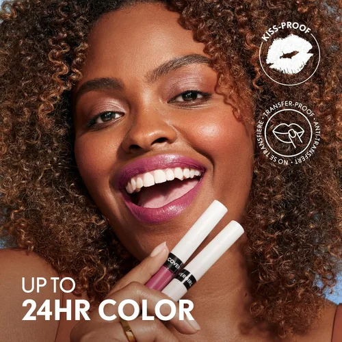 Vista 5 de COVERGIRL Outlast - Color de labios para todo el día con capa superior, 005 All-Star
