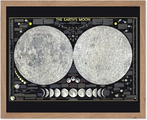 Vista 47 de Poster Master Póster esotérico de H. Butler - Arte de pared en blanco y negro, astronomía antigua y diagrama celestial, regalo para fanáticos