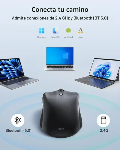 Vista 9 de ESR MagMouse - Ratón inalámbrico con Bluetooth para portátil
