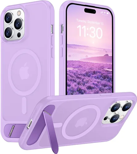 Vista 124 de Funda para iPhone 11 con compatibilidad magnética, [Soporte invisible incorporado][Compatible con MagSafe]