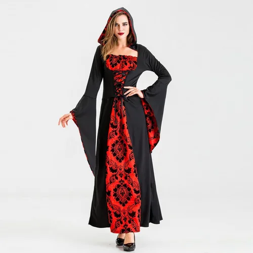 Vista 6 de Disfraces de talla grande para mujer, vestido de cosplay de Halloween