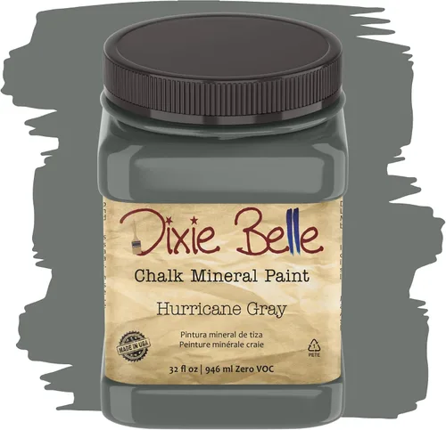 Vista 159 de Pintura para muebles con acabado de tiza Dixie Belle Paint Company - Amatista (4oz) - Pintura mineral de tiza chic púrpura profundo mate