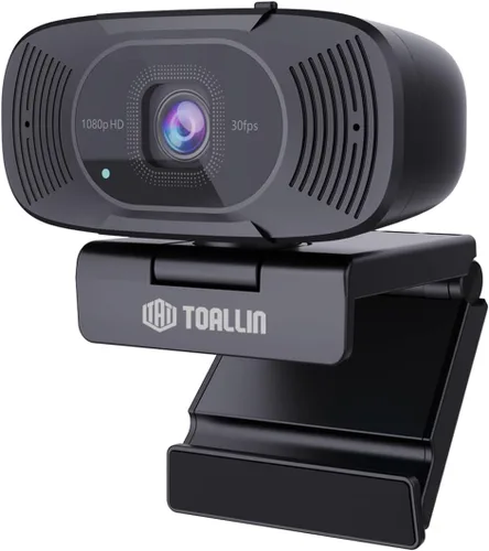 Vista 9 de TOALLIN Cámara web 4K AI con WDR, corrección automática de luz, seguimiento de IA con marco automático, enfoque automático, zoom digital ajustable