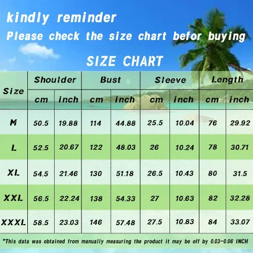 Vista 3 de Camisas hawaianas para hombre, holgadas, de manga corta, camisas de playa para hombre, camisas casuales de resort