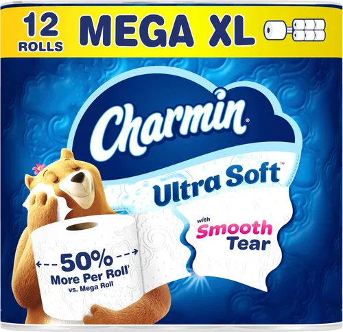 Vista 19 de Charmin Papel higiénico ultra suave, 18 rollos Mega XL = 108 rollos regulares