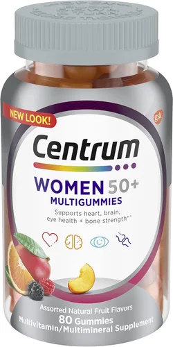 Vista 17 de Centrum MultiGummies de plata para hombres de 50 años, 140