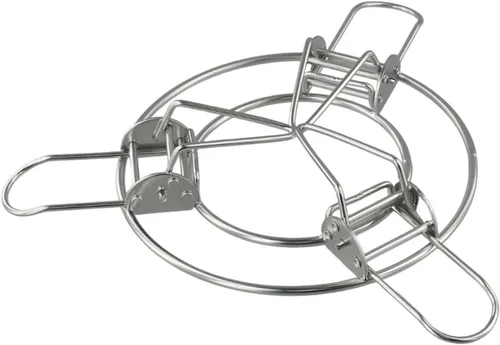 Vista 7 de Estante de vapor ajustable de acero inoxidable para olla a presión y olla, inserto plegable expandible de 6.3-9.4 in, soporte de acero 304 apto