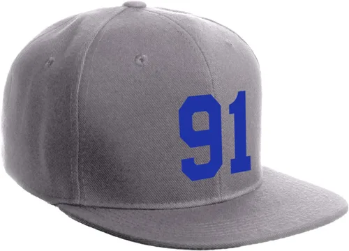 Vista 82 de Número de equipo modificado para requisitos particulares del jugador del color del sombrero del Snapback de la visera plana clásica de la visera