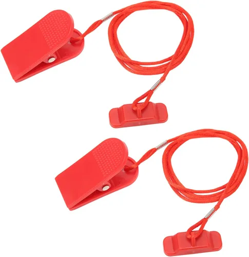 Vista 3 de RiToEasysports Llave de seguridad para cinta de correr, 2 unidades, rectángulo magnético universal para usuarios de gimnasio en casa y centros