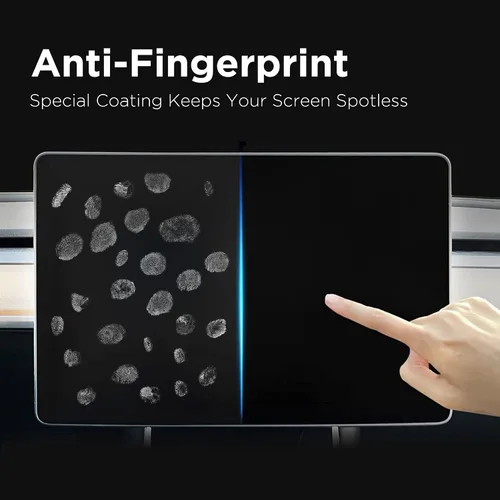 Vista 5 de Protector de pantalla compatible con Tesla Model 3 Model Y 2016-2023, kit de alineación de 15 pulgadas, control central, protector de pantalla