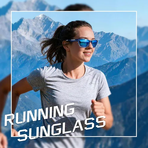 Vista 2 de Polarized Running Sunglasses Womens Mens Sun Glasses for Fishing Golf UV400