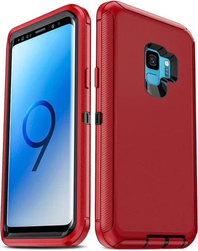 Vista 49 de LeYi Funda compatible con Galaxy S8: no compatible con S8 Plus: cubierta exterior de goma 3 en 1 de cuerpo completo a prueba de golpes, resistente