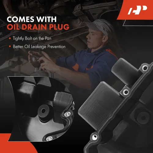 Vista 7 de A-Premium Sump de aceite de motor con tapón de drenaje compatible con BMW 228i 2014-2016, 320i 2012-2017, 328i 2012-2016, 428i 2014-2016, 528i