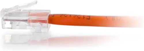 Vista 59 de C2G 24494 Cable cruzado Cat5e - Cable de conexión de red sin blindaje sin arranque, naranja (3 pies, 3.0 ft)