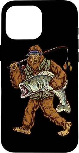 Vista 19 de Largemouth Bass Fishing Bigfoot Fisherman Case for iPhone 17