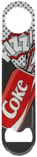 Vista 2 de Tablecraft Coca-Cola "Pop Fizz" - Abrebotellas plano, color rojo