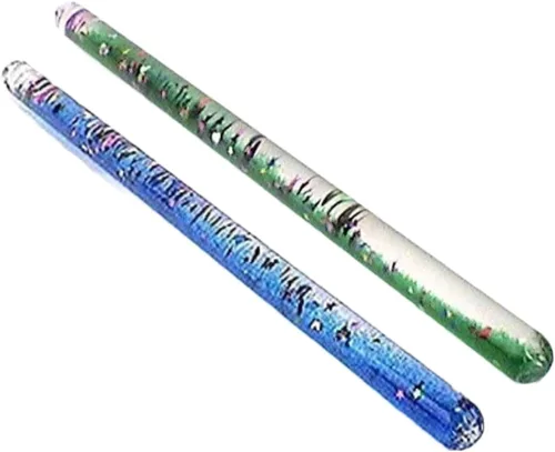 Vista 10 de Varita de Purpurina, Tubo Maravilla Mágico - para Niños, Sala Sensorial, Reemplazo de Vara de Caleidoscopio Dos Varas Maravilla de 27.9 cm