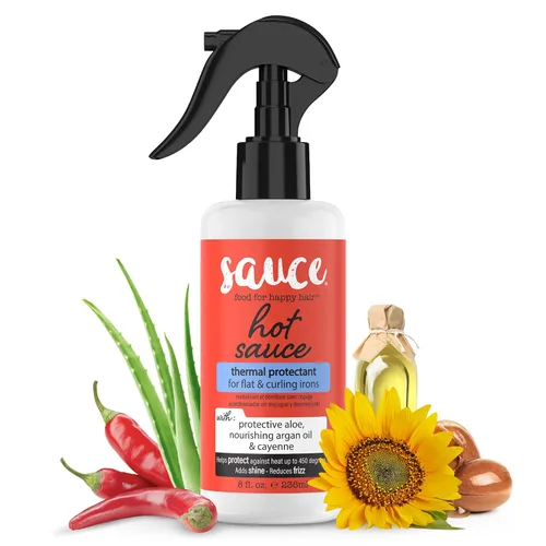 Vista 8 de SAUCE BEAUTY Creamy House Dressing - Acondicionador para cabello rizado, cabello fino a medio, desenredante para el control del encrespamiento