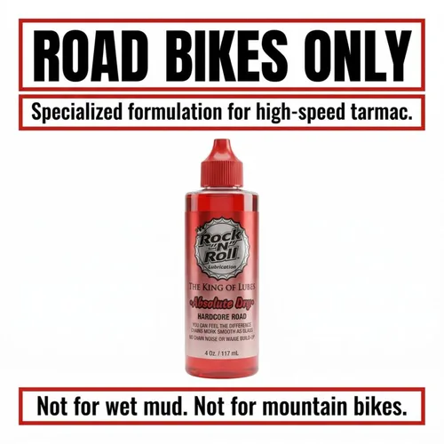 Vista 4 de Rock N Roll Rock-N-Roll Absolute Dry LV - Lubricante para cadena de bicicleta, hecho para bicicletas de carretera, 4 onzas, (paquete de 3)