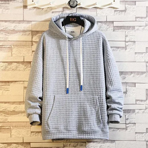 Vista 2 de EELHOE Hooded T Shirts for Men Long Sleeve Casual Novelty Tops with Hood Loose Fit Athletic Stretch Pullover