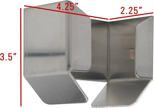 Vista 6 de Extreme Max 5001.6199 - Soporte grande de aluminio para montaje en pared para remolque de carreras, garaje, tienda, remolque cerrado, transportador