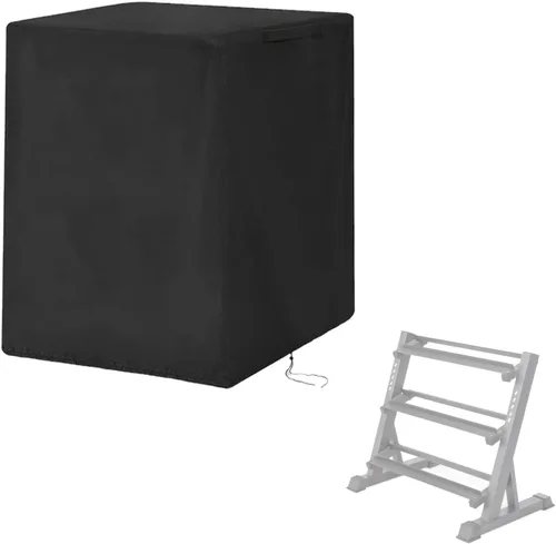 Vista 14 de Funda para mancuernas, a prueba de polvo, para entrenamiento de fuerza, para gimnasio en casa, cubierta impermeable para mancuernas (funda solamente)