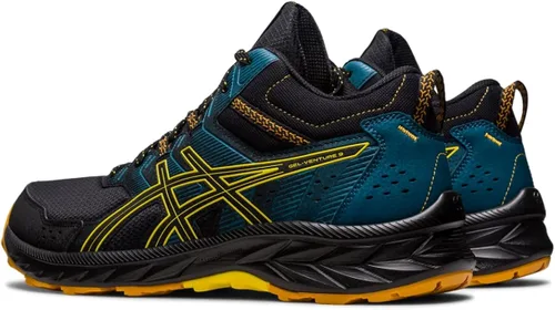 Vista 3 de ASICS Zapatos Gel-Venture 9 Mid Top para hombre, NegroGolden Yellow