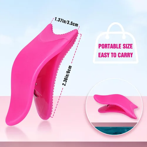 Vista 2 de Herramienta aplicadora de pestañas postizas con clip, pinzas para pestañas para principiantes, fácil de aplicar, uso diario, herramienta amigable