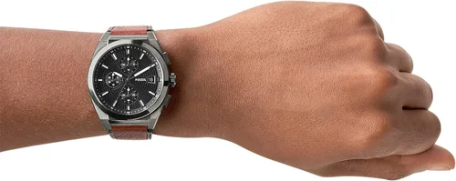 Vista 4 de Fossil Everett - Reloj cronógrafo de cuarzo de acero inoxidable para hombre, Everett FS5879 - Reloj cronógrafo de acero inoxidable de 0.709in