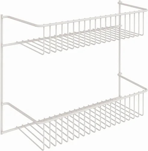 Vista 13 de Estantería de pared de 2 estantes ClosetMaid 8002, 12 pulgadas de ancho