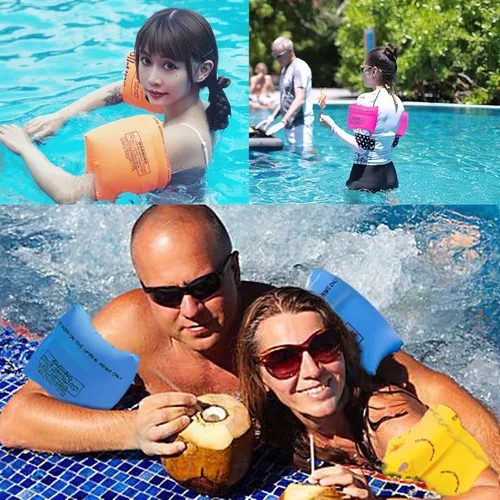 Vista 6 de Arm Floaties for Adults,Toddler Floatie for Pool,Inflatable Floatie Swim Arm Bands Floaties for Kids and Children